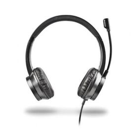 NGS MSX11PRO Auriculares con Micrófono, Jack 3.5mm, Negro, Supraurales, 40mm, 32 Ohm, 105 dB, 1.8m