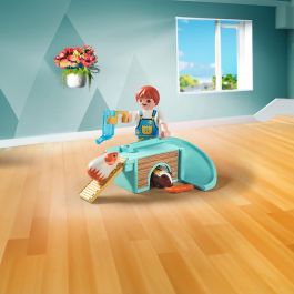 Playmobil Casa Para Cobayas 71746 | Parque Infantil Interior con Accesorios para Niños y Niñas +4 Años