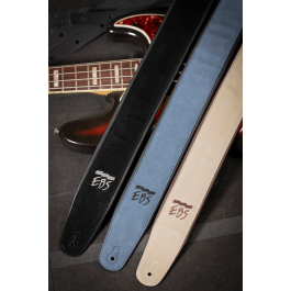 EBS Correa para Guitarra o Bajo EBS Suede - Gamuza Sintética, Color Crema