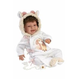 Llorens Muñeca Tala Recién Nacida Sonrisas 44 cm Cuerpo Blando Tela con Chupete. Emite Sonidos y Pilas Incluidas. Para Niños +3 Años Llorens Muñeca Tala Recién Nacida Sonrisas 44 cm Cuerpo Blando Tela con Chupete. Emite Sonidos y Pilas Incluidas. Para Niños +3 Años