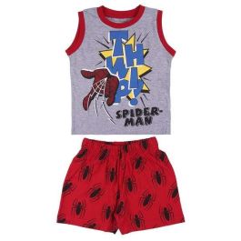 Pijama corto single jersey tirantes spiderman talla 4 años