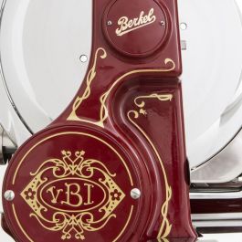 Berkel Volano Tribute Máquina de Cortar Roja con Volante de Aluminio