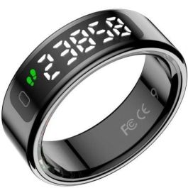 Anillo Inteligente Leotec Kör Mau Smart Ring Talla 10/ Ø20mm/ Notificaciones/ Frecuencia Cardíaca/ Negro Anillo Inteligente Leotec Kör Mau Smart Ring Talla 10/ Ø20mm/ Notificaciones/ Frecuencia Cardíaca/ Negro
