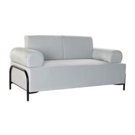 Sofa Sixties DKD Home Decor Azul Celeste Negro 76 x 76 x 154 cm Precio: 391.40717. SKU: B19WXZJCWQ