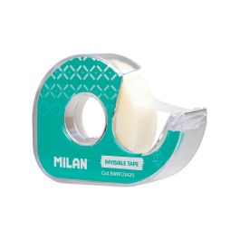 Milán Cinta Adhesiva Invisible Mate Verde 19 mm x 33 m con Dispensador Precio: 2.59000016. SKU: S7906398
