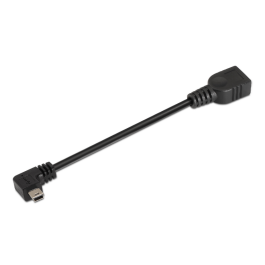 AISENS - CABLE USB 2.0 OTG ACODADO, TIPO MINI B/M-A/H, NEGRO, 15CM Precio: 0.58999963. SKU: B12GF955Q6