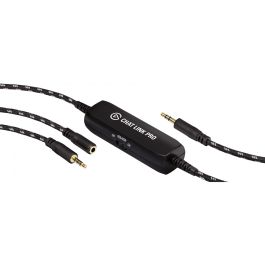 Elgato Chat Link Pro, Cable de audio 3.5mm Hembra a 2 x 3.5mm Macho, 2.5m, Negro, para streaming y grabación