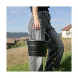 Livoo DOC327N Barbacoa de Carbón Portátil, Fabricada en Acero Inoxidable, con Superficie de Cocción Ø27 cm y 24 cm de Altura