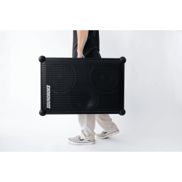 Soundboks Altavoz de Alto Rendimiento 4 - 2 x 10", Bluetooth 5.0, 216W, Batería 40h, IP65, Negro