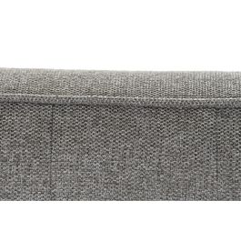 DKD Home Decor Sillón Urban Desmontable Bicolor Gris Oscuro Marrón de Lino y Abeto, Ancho 80 x Largo 66 x Alto 72 cm, Altura asiento 45 cm