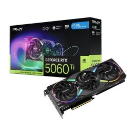 PNY GeForce RTX 5060 Ti 8GB GDDR7 Triple Fan OC ARGB Tarjeta Gráfica