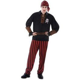 Disfraz bandana pirate pañuelo, camisa, muñequeras, cinturón y pantalón talla XL Precio: 23.98999966. SKU: B1DLZGEQB9