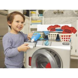 Little Tikes 175084 Mi Primera Lavadora y Secadora Juguete Interactivo con Sonidos y Tambor Giratorio para Niños +2 Años Little Tikes 175084 Mi Primera Lavadora y Secadora Juguete Interactivo con Sonidos y Tambor Giratorio para Niños +2 Años
