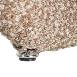 Silla Beige Tejido Salón 59 X 63 X 81 cm