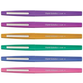 Paper Mate Rotuladores Flair Candy Pop M 0.7 mm, Blíster de 6 Colores Surtidos Punta Redonda Secado Rápido