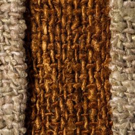 Cojín Beige-Ocre Viscosa-Algodón 50 X 50 cm