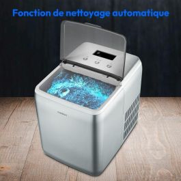 Máquina para fabricar cubitos de hielo MEDION (tamaño de cubitos de hielo pequeño y grande, tanque de agua de 2,6 litros, tiempo de producción corto aprox. 10 Máquina para fabricar cubitos de hielo MEDION (tamaño de cubitos de hielo pequeño y grande, tanque de agua de 2,6 litros, tiempo de producción corto aprox. 10