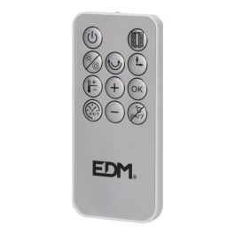 Edm Calefactor split de pared 1000 - 2000 W con mando a distancia y programador, 55,7 x 14,4 x 18,5 cm