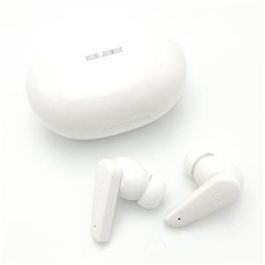 Elbe ABTWS-005-B Auriculares Bluetooth True Wireless con ANC Blancos - Cancelación Activa de Ruido, Bluetooth 5.0