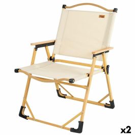 Silla de Camping Plegable Aktive Sabana Tierra 47 x 77 x 51 cm (2 Unidades) Precio: 63.50000019. SKU: B1GHZ8CQ99