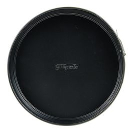 San Ignacio Molde Redondo Desmontable Experto Acero al Carbono Ø26 x 6.8 cm Color Verde Oliva para Hornos Antiadherente Interior