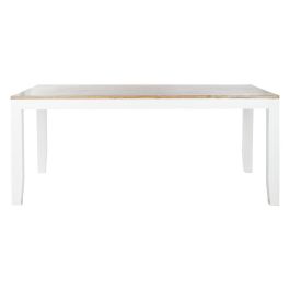 DKD Home Decor Mesa Comedor Colección Daniela de Madera Mango Acacia Blanco Marrón 200x100x80 cm Para 8 Personas DKD Home Decor Mesa Comedor Colección Daniela de Madera Mango Acacia Blanco Marrón 200x100x80 cm Para 8 Personas