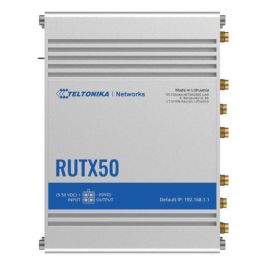 Teltonika Networks RUTX50 Router 5G Industrial Dual SIM, 5x Gigabit Ethernet y Wi-Fi Doble Banda Precio: 686.50000012. SKU: B18BGT9D4C
