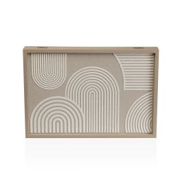 Versa Cubrecontador Flarey 46x33 cm, Madera MDF y Papel Versa Cubrecontador Flarey 46x33 cm, Madera MDF y Papel