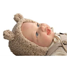 Muñecas Arias Muñeco Reborn Ruben c/cojin, Cuerpo Blando 45 cm