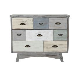 Cajonera Home ESPRIT Gris Multicolor Cottage 100 x 40 x 80 cm Precio: 276.50000037. SKU: B1BF73C7NW