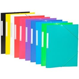 Carpeta De Gomas Y Solapas Carchivo Pp Opaco Fº Con Etiqueta Surtido (10 Col.) (Set de 10) Precio: 18.69000001. SKU: B1AWZ5KMN4