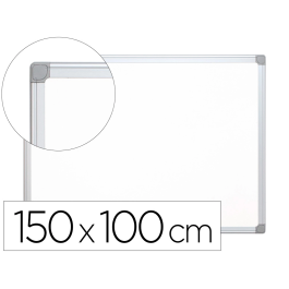 Q-connect Pizarra Blanca Magnética Lacada Marco Aluminio 150x100 cm Precio: 123.8900003. SKU: B1D4S5FD4Q