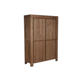 DKD Home Decor Armario Indo minimal 24 Natural 4 puertas 130 x 45 x 180 cm