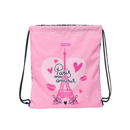 Bolsa Mochila con Cuerdas Safta Paris Rosa Azul marino 35 x 40 x 1 cm Precio: 7.49999987. SKU: B15DHF9KVX