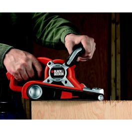 Black & Decker KA88-QS - Lijadora de Banda Eléctrica de 720W de Potencia, para Lijas de 75x533 mm