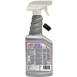 Urine Off Espray Eliminador de Manchas y Olores de Orina para Gatos y Gatitos - Ecológico, Inodoro, Previene Marcaje 500 ml