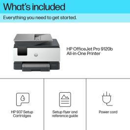 HP Impresora Multifunción OfficeJet Pro 9120b a Color - Escanear, Copiar, Fax - Para Oficinas Distribuidas y Fuerza Laboral Híbrida