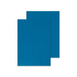 Q-connect Tapa de Encuadernación Cartón Simil Piel DIN A4 Azul Caja 100 Unidades