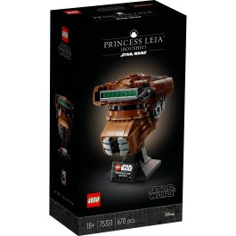 LEGO 75351 Casco Princesa Leia (Boushh) Star Wars, Set de Construcción, 670 piezas, Plástico, para Adultos