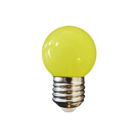 Bombilla esferica led e27 1 W 80 lm luz amarilla ø45 x 69 mm Precio: 1.79000019. SKU: S7915608