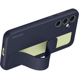 Samsung Standing Grip Case para Galaxy A55 5G - Funda de Soporte Resistente a Golpes y Arañazos, Color Negro