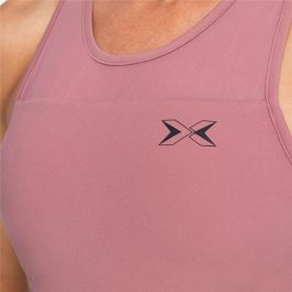 Sujetador Deportivo Picsil Sport Top High Neck Premium Rosa L