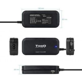 CARGADOR AUTOMATICO TOOQ 90W - 2USB 12 PUNTAS