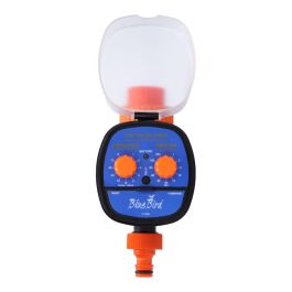 Blue Bird Programador analógico de riego, frecuencia de 1 a 72h o semanal, duración de 1 a 120min, 2 pilas AAA