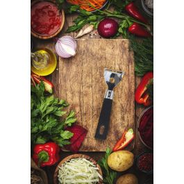 Quttin Pelador Giratorio Ss Foodie, 19x5.5 cm, 1 mm de grosor (18 Unidades) Quttin Pelador Giratorio Ss Foodie, 19x5.5 cm, 1 mm de grosor (18 Unidades)