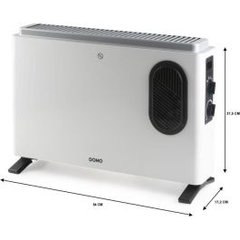 Domo Convector Calefacción DO7351CH 2000W Blanco 54 x 37,5 x 17,2 cm