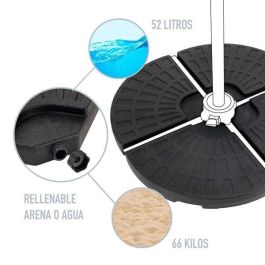 Base para Sombrilla Aktive 48 x 7,5 x 48 cm Plástico