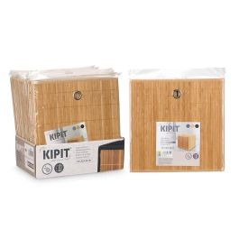 Caja Plegable Organizadora de Bambú Beige Kipit 32x33x2cm (24 Unidades) Caja Plegable Organizadora de Bambú Beige Kipit 32x33x2cm (24 Unidades)