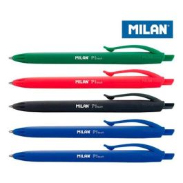 Milan Bolígrafo P1 Retráctil 1 mm Touch Blíster 5 Unidades Colores Surtidos (2 Azules, 1 Negro, 1 Rojo, 1 Verde) Precio: 3.50000002. SKU: S7906324