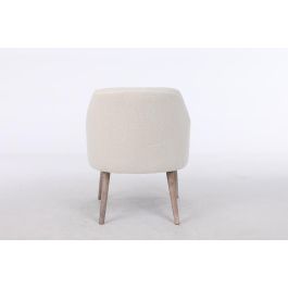 Butaca Moderno DKD Home Decor Blanco Natural 68 x 78 x 61 cm (2 Unidades) Butaca Moderno DKD Home Decor Blanco Natural 68 x 78 x 61 cm (2 Unidades)